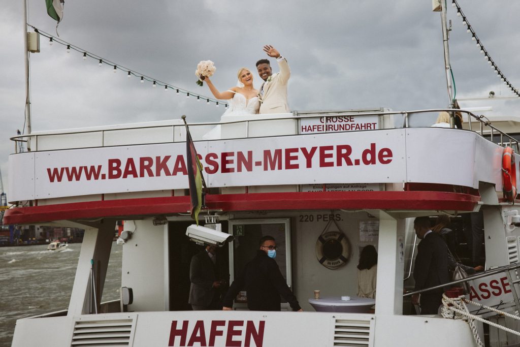 Barkassen Hochzeit Hamburg